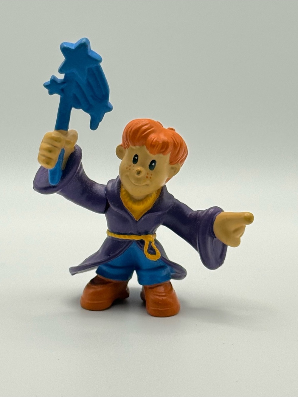 Vintage Keenway Woodland Castle Wizard With Wand PVC Figure (Toy-11)
